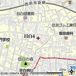 東京都豊島区目白4丁目15-15周辺の地図