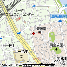 東京都江戸川区興宮町16-1周辺の地図