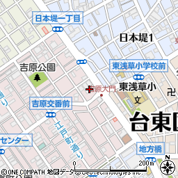 東京東信用金庫浅草支店周辺の地図
