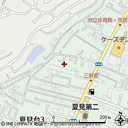 千葉県船橋市夏見台3丁目25-21周辺の地図