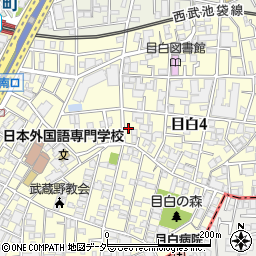 東京都豊島区目白4丁目13-6周辺の地図