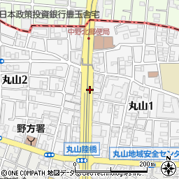 東京都中野区丸山周辺の地図