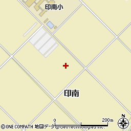 千葉県佐倉市印南周辺の地図