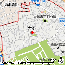 文京区立　大塚保育園周辺の地図