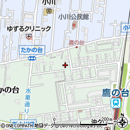 東京都小平市たかの台22-13周辺の地図