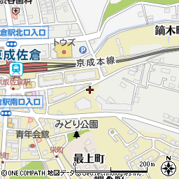 千葉県佐倉市鏑木町1010周辺の地図