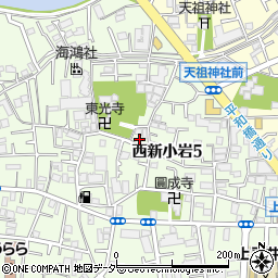 東京都葛飾区西新小岩5丁目20周辺の地図