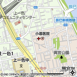 東京都江戸川区興宮町16周辺の地図