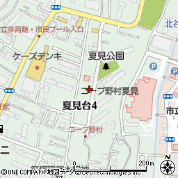 千葉県船橋市夏見台4丁目11-3周辺の地図