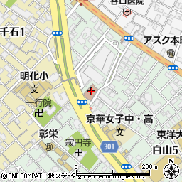 東京都文京区白山5丁目16-3周辺の地図