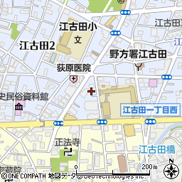 東京都中野区江古田2丁目10-20周辺の地図