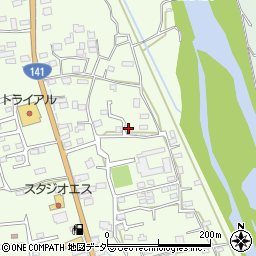山梨県韮崎市藤井町北下條1228周辺の地図