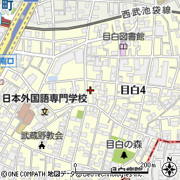 東京都豊島区目白4丁目13-7周辺の地図