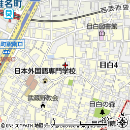 東京都豊島区目白5丁目22-18周辺の地図