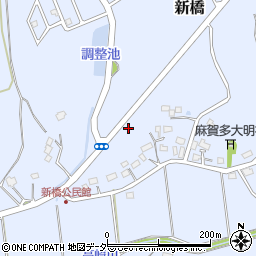 千葉県富里市新橋周辺の地図