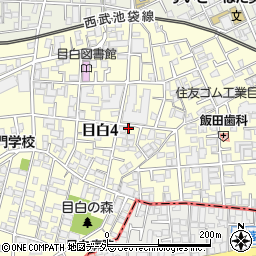東京都豊島区目白4丁目15-12周辺の地図