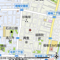 東京都台東区橋場1丁目20-5周辺の地図