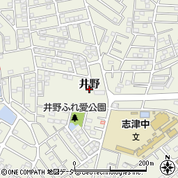 千葉県佐倉市井野周辺の地図