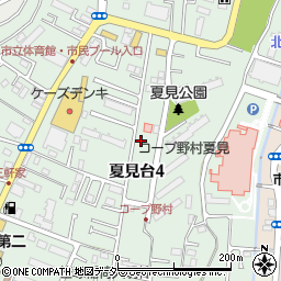 千葉県船橋市夏見台4丁目11-33周辺の地図