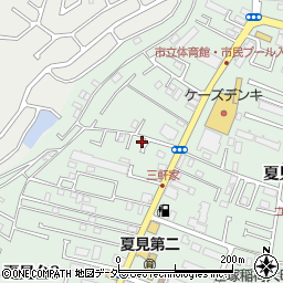 千葉県船橋市夏見台3丁目25周辺の地図