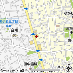 ブックオフ江戸川東小岩店周辺の地図