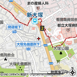 文京大塚五郵便局 ＡＴＭ周辺の地図