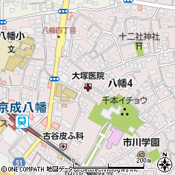 大塚医院周辺の地図