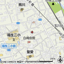 東京都福生市熊川553-7周辺の地図