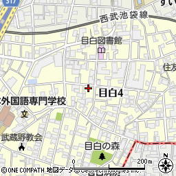 東京都豊島区目白4丁目13-13周辺の地図