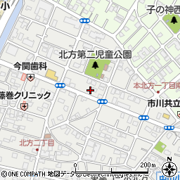 ジュネパレス市川第３１周辺の地図