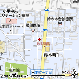 給湯器の修理サービス２４小平鈴木町店周辺の地図