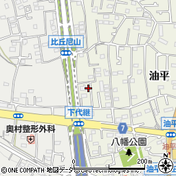 東京都あきる野市油平166-3周辺の地図