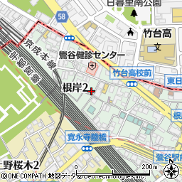 ユニオンパレス根岸周辺の地図