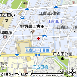 中野区立江古田図書館周辺の地図