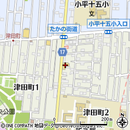 トヨタモビリティ東京小平津田店周辺の地図