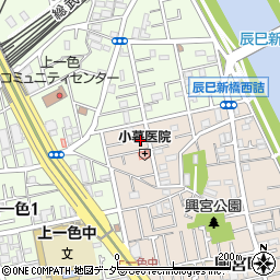 東京都江戸川区興宮町16-12周辺の地図