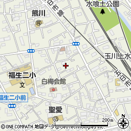 東京都福生市熊川553周辺の地図