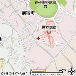 千葉県銚子市前宿町611-3周辺の地図