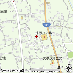 山梨県韮崎市藤井町北下條1524-2周辺の地図