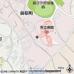 千葉県銚子市前宿町611-8周辺の地図