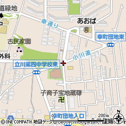 幸町団地前周辺の地図