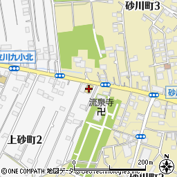 ガスト砂川三番店周辺の地図