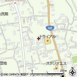 山梨県韮崎市藤井町北下條1524周辺の地図