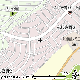 千葉県印旛郡酒々井町ふじき野周辺の地図