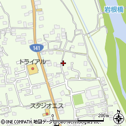 山梨県韮崎市藤井町北下條1253周辺の地図