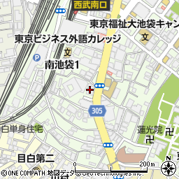 株式会社日立ビルシステム　東京西支社池袋支店周辺の地図