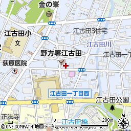 東京都中野区江古田2丁目2-4周辺の地図