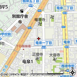パークジャパン竜泉第１駐車場周辺の地図
