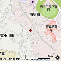 千葉県銚子市前宿町744-3周辺の地図