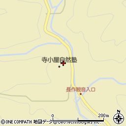 小菅村寺小屋自然塾周辺の地図